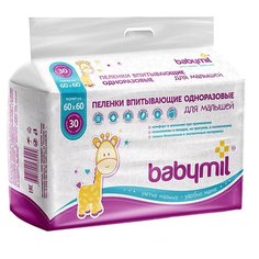 Одноразовые пеленки Babymil Оптима 60х60 30 шт.