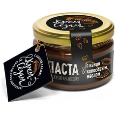 Крем-Сезам Паста кунжутно-арахисовая с какао и кокосовым маслом 200 г