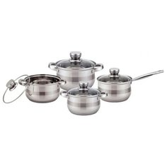 Набор посуды Kelli KL-4274 8 пр. серебристый