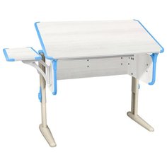 Стол ДЭМИ стол+боковая полка СУТ-41 "MEDIUM" (750х550) 100x55 см рамух/бежевый/ниагара