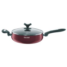 Сотейник Rondell Spicy RDA-514 24 см с крышкой, красный/черный