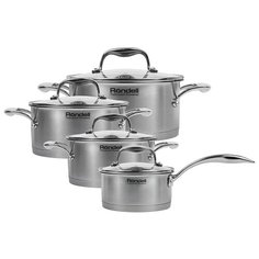 Набор посуды Rondell Glisset RDS-1092 8 пр. серебристый