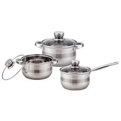 Набор посуды Kelli KL-4275 6 пр. серебристый