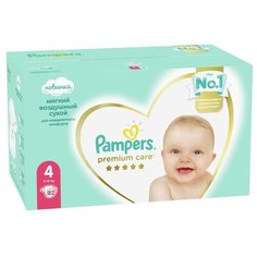 Pampers подгузники Premium Care 4 (9-14 кг) 82 шт.