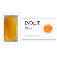EVOLUT мыло для проблемной кожи лица и тела с наночастицами серебра, 95 г