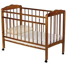 Кроватка ЧП Смирнов Женечка-1 (качалка) орех