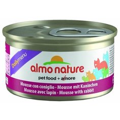 Корм для кошек Almo Nature Daily Menu, беззерновой, с кроликом 24шт. х 85 г