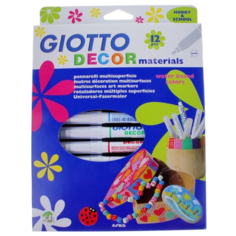 GIOTTO Набор фломастеров Decor materials, 12 шт. (453400)