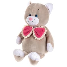 Мягкая игрушка Maxitoys Романтичный котик с розовым бантиком 25 см