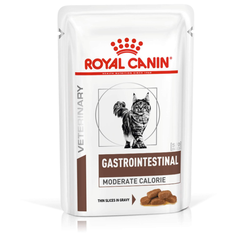 Корм для кошек Royal Canin Gastro Intestinal, при проблемах с ЖКТ 85 г (кусочки в желе)