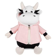 Мягкая игрушка Maxitoys Коровка Маша в розовой куртке 28 см