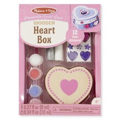 Melissa & Doug Набор для детского творчества Создай свою шкатулку Сердце (8850)