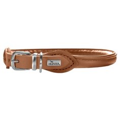 Ошейник HUNTER Round & Soft Elk Petit 32, 32 см 24-27 см cognac