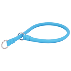Ошейник-удавка COLLAR Glamour рывковый 7537, 30 см голубой