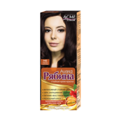 Acme-Color Avena Рябина стойкая крем-краска для волос , 142 Черный Шоколад