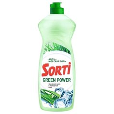 Sorti Средство для мытья посуды Green Power Алоэ и морская соль 0.9 кг