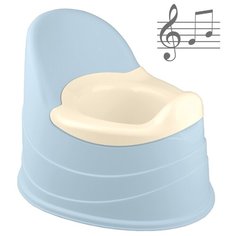 Бытпласт горшок (4313003) светло-голубой