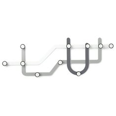 Вешалка Umbra Subway серый