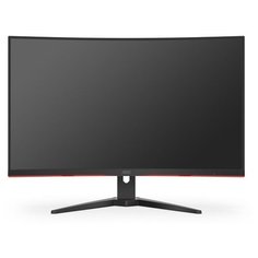 Монитор AOC C32G2ZE/BK 31.5" черный/красный