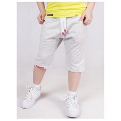 Бермуды Nota Bene размер 128, серый меланж