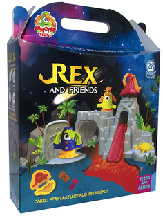 Набор для лепки Strateg Rex and Friends 71506