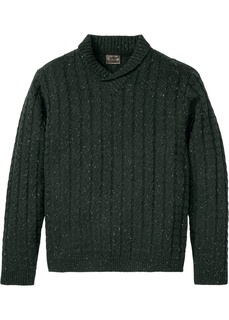 Пуловер с шалевым воротником Bonprix