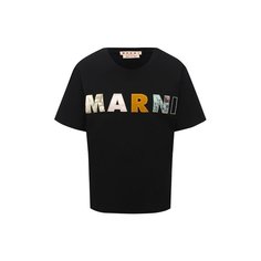 Хлопковая футболка Marni