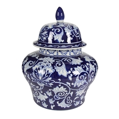 Ваза с крышкой Glasar 36x36x43 см ГЛАСАР