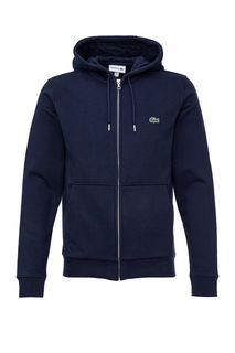 Толстовка синего цвета на молнии Lacoste