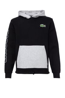 Толстовка из хлопка с принтом на рукаве Lacoste
