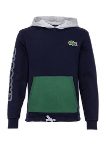 Толстовка из хлопка с принтом на рукаве Lacoste