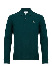 Футболка поло из хлопка с длинными рукавами Lacoste
