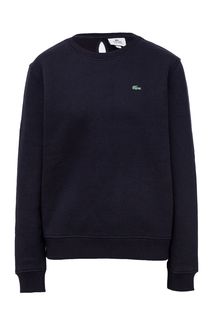 Свитшот из хлопка синего цвета Lacoste
