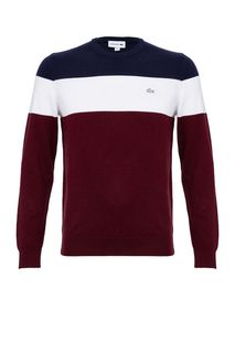 Тонкий джемпер из хлопка Lacoste