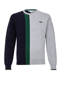 Джемпер из хлопка в стиле колор-блок Lacoste