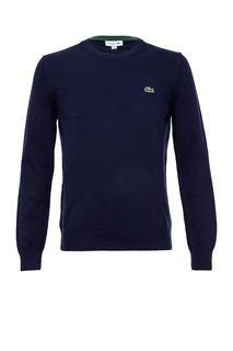 Однотонный джемпер из хлопка Lacoste
