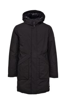 Удлиненная куртка черного цвета Jack & Jones