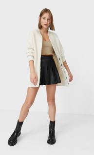 Stradivarius Длинный Кардиган Женская Коллекция Multicolor S