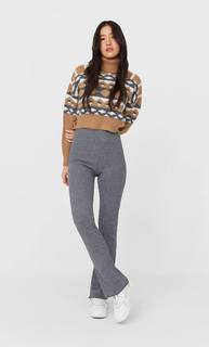 Stradivarius Свитер Оверсайз Женская Коллекция Цвет Камня Xl