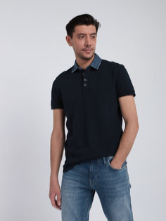 Футболка-поло мужская Mavi SQ63584 синяя 3XL