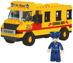 Конструктор пластиковый Sluban Школьный автобус M38B10072