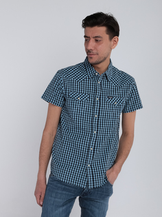 Рубашка мужская Wrangler SQ63692 синяя XXL