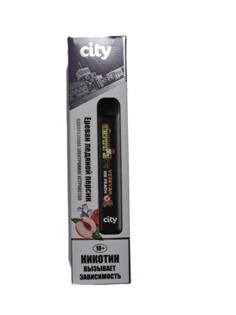 Электронная Сигарета CITY NORTH YEREVAN ICE PEACH ЛЕДЯНОЙ ПЕРСИК 5% (50МГ) на 500 затяжек