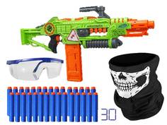Набор NERF Восстание Револтинатор № 1 Бластер Зомби Револтинатор, патроны, бандана, очки