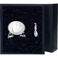 Солонка "Вьюнок" с ложкой АргентА