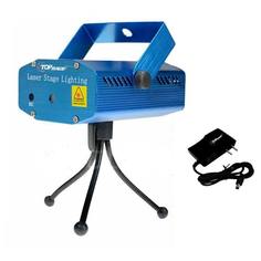 Мини-проектор лазерный Mini Laser Stage Laser Lighting синий TOP Race