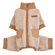 Комбинезон для собак Puppia Titus, унисекс, коричневый, M, длина спины 25.5 см