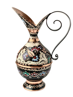 Кувшин медный с декоративной росписью jug0001cop Oriental Express