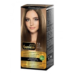 СТОЙКАЯ КРЕМ-КРАСКА ДЛЯ ВОЛОС БЕЛИТА HAIR HAPPINESS тон 7.0 РУСЫЙ