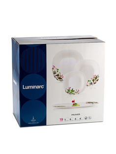 Столовый сервиз НЬЮ КАРИН ПРЮНЬЕР 19 предметов Luminarc